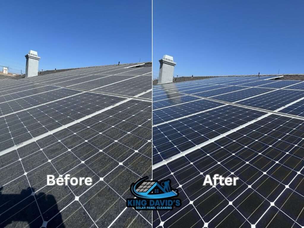 Solar Panel Cleaning And Property Rinsing Service Project in Anaheim CA 92804