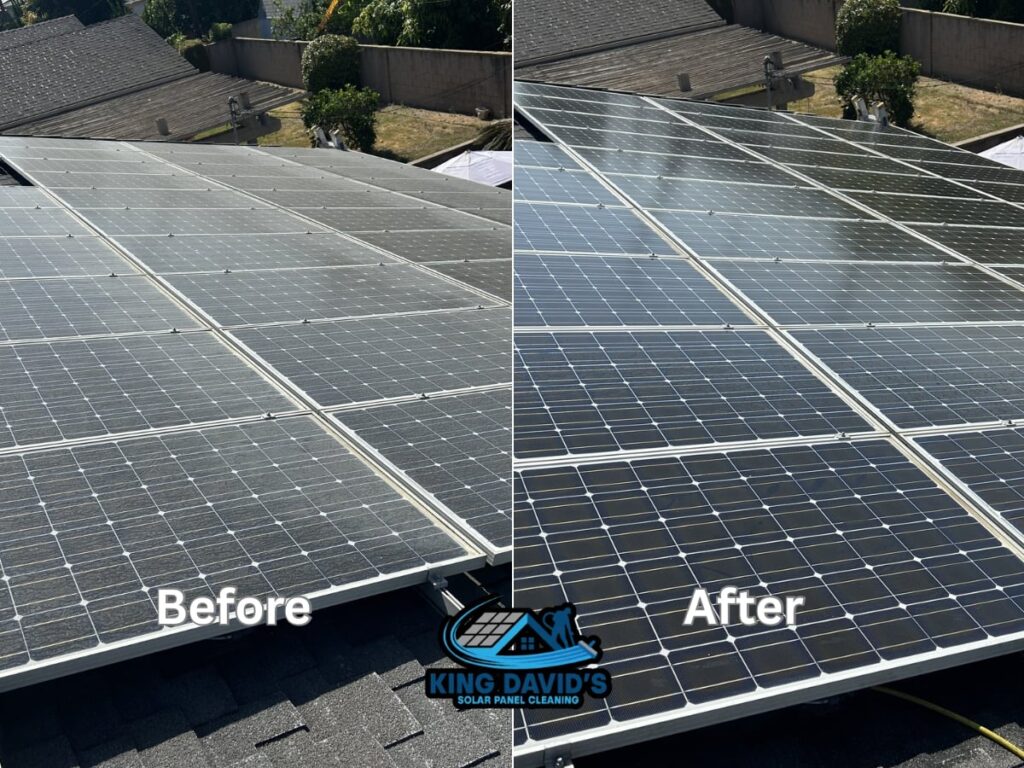 Solar Panel Cleaning And Property Rinsing Service Project in Anaheim CA 92804