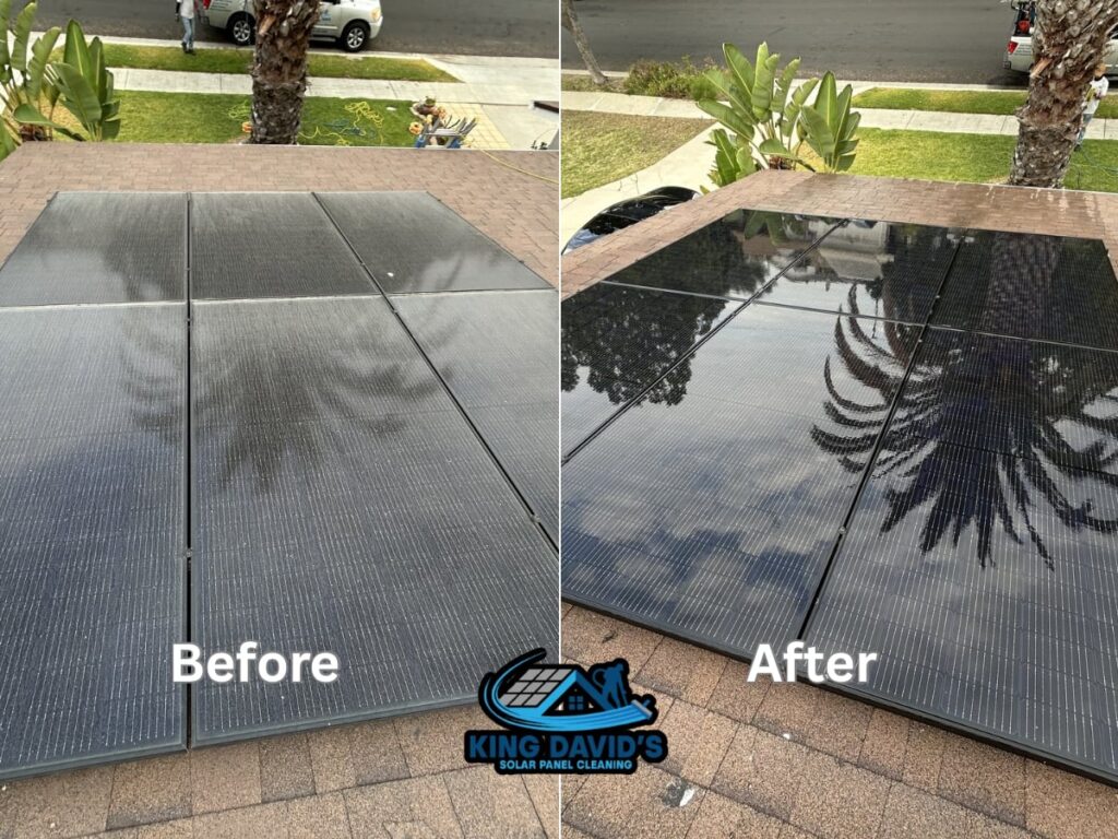 Solar Panel Cleaning Service Project in La Mirada CA 90638