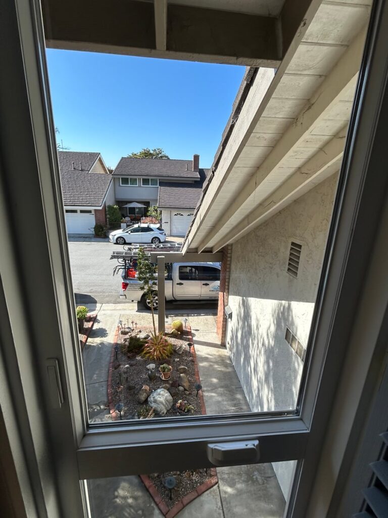 Window Cleaning Around Hummingbird Nests Project in Westminster CA 92683