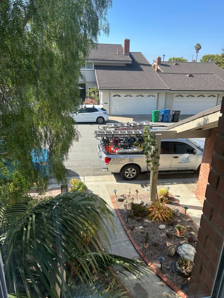 Window Cleaning Around Hummingbird Nests Project in Westminster CA 92683